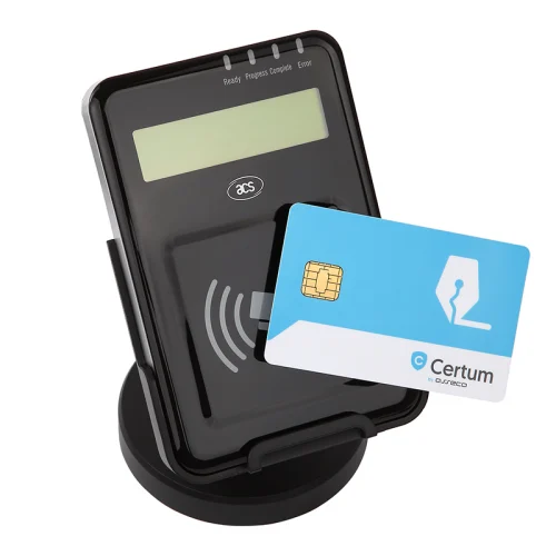 USB NFC Card Reader with LCD | ACS ACR1222L Contactless Smart Card Reader